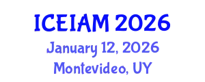 International Conference on Environmental, Industrial and Applied Microbiology (ICEIAM) January 12, 2026 - Montevideo, Uruguay