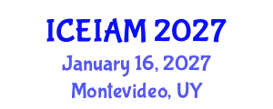 International Conference on Environmental, Industrial and Applied Microbiology (ICEIAM) January 16, 2027 - Montevideo, Uruguay