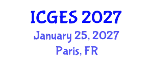 International Conference on Geological and Earth Sciences (ICGES) January 25, 2027 - Paris, France