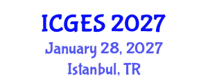 International Conference on Geological and Earth Sciences (ICGES) January 28, 2027 - Istanbul, Turkey