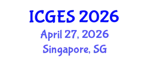 International Conference on Geological and Earth Sciences (ICGES) April 27, 2026 - Singapore, Singapore