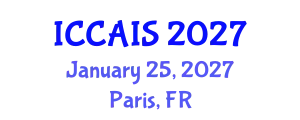 International Conference on Control, Automation and Information Sciences (ICCAIS) January 25, 2027 - Paris, France