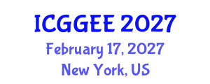 International Conference on Geological, Geotechnical and Environmental Engineering (ICGGEE) February 17, 2027 - New York, United States