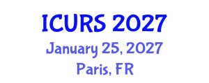 International Conference on Urban Regeneration and Sustainability (ICURS) January 25, 2027 - Paris, France