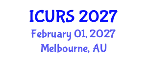 International Conference on Urban Regeneration and Sustainability (ICURS) February 01, 2027 - Melbourne, Australia