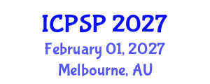 International Conference on Pharmaceutical Sciences and Pharmacology (ICPSP) February 01, 2027 - Melbourne, Australia