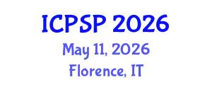 International Conference on Pharmaceutical Sciences and Pharmacology (ICPSP) May 11, 2026 - Florence, Italy