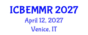 International Conference on Business, Economics, Marketing and Management Research (ICBEMMR) April 12, 2027 - Venice, Italy