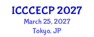 International Conference on Chemistry, Chemical Engineering and Chemical Process (ICCCECP) March 25, 2027 - Tokyo, Japan