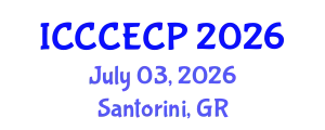 International Conference on Chemistry, Chemical Engineering and Chemical Process (ICCCECP) July 03, 2026 - Santorini, Greece