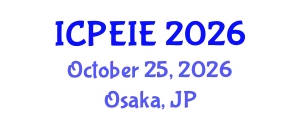 International Conference on Power Electronics and Instrumentation Engineering (ICPEIE) October 25, 2026 - Osaka, Japan