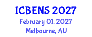 International Conference on Biological Engineering and Natural Sciences (ICBENS) February 01, 2027 - Melbourne, Australia