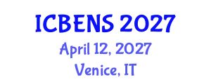 International Conference on Biological Engineering and Natural Sciences (ICBENS) April 12, 2027 - Venice, Italy