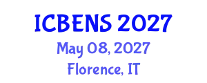 International Conference on Biological Engineering and Natural Sciences (ICBENS) May 08, 2027 - Florence, Italy