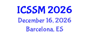 International Conference on Social Science and Management (ICSSM) December 16, 2026 - Barcelona, Spain