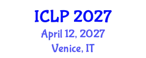 International Conference on Law and Politics (ICLP) April 12, 2027 - Venice, Italy