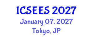International Conference on Sustainable Energy and Environmental Sciences (ICSEES) January 07, 2027 - Tokyo, Japan