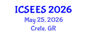 International Conference on Sustainable Energy and Environmental Sciences (ICSEES) May 25, 2026 - Crete, Greece
