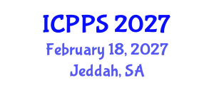 International Conference on Pharmacology and Pharmaceutical Sciences (ICPPS) February 18, 2027 - Jeddah, Saudi Arabia