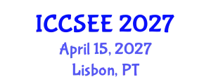 International Conference on Computer Science and Electrical Engineering (ICCSEE) April 15, 2027 - Lisbon, Portugal