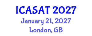 International Conference on Aerospace Sciences and Aviation Technology (ICASAT) January 21, 2027 - London, United Kingdom