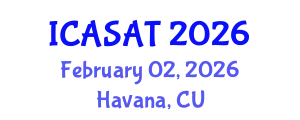 International Conference on Aerospace Sciences and Aviation Technology (ICASAT) February 02, 2026 - Havana, Cuba