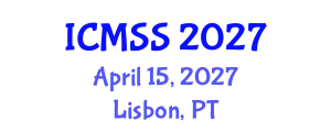International Conference on Management and Service Science (ICMSS) April 15, 2027 - Lisbon, Portugal