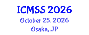 International Conference on Management and Service Science (ICMSS) October 25, 2026 - Osaka, Japan