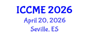 International Conference on Chemical and Materials Engineering (ICCME) April 20, 2026 - Seville, Spain