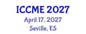 International Conference on Chemical and Materials Engineering (ICCME) April 17, 2027 - Seville, Spain