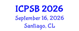 International Conference on Psychological Sciences and Behaviors (ICPSB) September 16, 2026 - Santiago, Chile