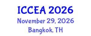 International Conference on Civil Engineering and Architecture (ICCEA) November 29, 2026 - Bangkok, Thailand
