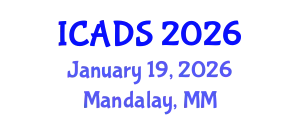 International Conference on Animal and Dairy Sciences (ICADS) January 19, 2026 - Mandalay, Myanmar