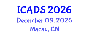 International Conference on Animal and Dairy Sciences (ICADS) December 09, 2026 - Macau, China