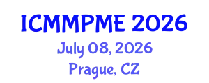 International Conference on Mining, Mineral Processing and Metallurgical Engineering (ICMMPME) July 08, 2026 - Prague, Czechia