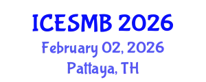 International Conference on Engineering Systems in Medicine and Biology (ICESMB) February 02, 2026 - Pattaya, Thailand