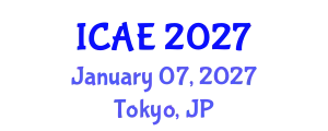 International Conference on Applied Ergonomics (ICAE) January 07, 2027 - Tokyo, Japan