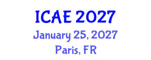 International Conference on Applied Ergonomics (ICAE) January 25, 2027 - Paris, France