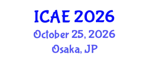 International Conference on Applied Ergonomics (ICAE) October 25, 2026 - Osaka, Japan