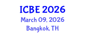 International Conference on Biomaterials Engineering (ICBE) March 09, 2026 - Bangkok, Thailand