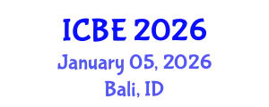 International Conference on Biomaterials Engineering (ICBE) January 05, 2026 - Bali, Indonesia