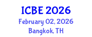 International Conference on Biomaterials Engineering (ICBE) February 02, 2026 - Bangkok, Thailand