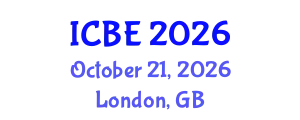 International Conference on Biomaterials Engineering (ICBE) October 21, 2026 - London, United Kingdom