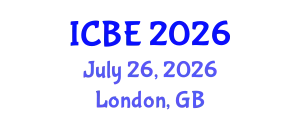 International Conference on Biomaterials Engineering (ICBE) July 26, 2026 - London, United Kingdom