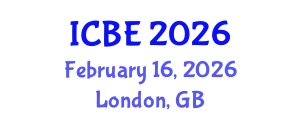 International Conference on Biomaterials Engineering (ICBE) February 16, 2026 - London, United Kingdom