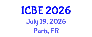 International Conference on Biomaterials Engineering (ICBE) July 19, 2026 - Paris, France