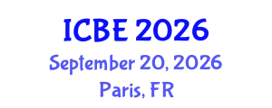 International Conference on Biomaterials Engineering (ICBE) September 20, 2026 - Paris, France