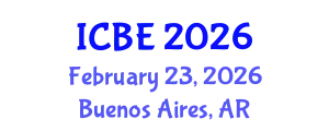 International Conference on Biomaterials Engineering (ICBE) February 23, 2026 - Buenos Aires, Argentina