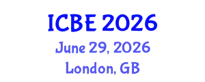 International Conference on Biomaterials Engineering (ICBE) June 29, 2026 - London, United Kingdom