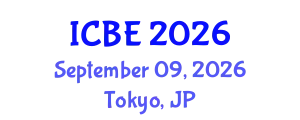 International Conference on Biomaterials Engineering (ICBE) September 09, 2026 - Tokyo, Japan